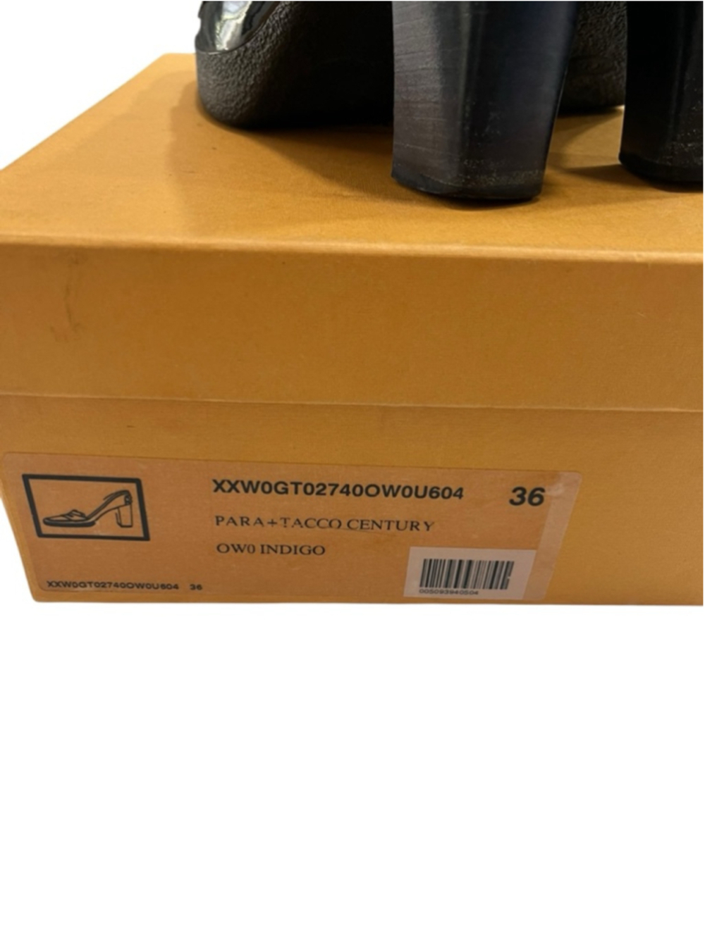 VTG TOD's 90s Jodie Black Patent Leather Heeled Loafers Pumps 36 W/Box 5.5 US - Picture 2 of 9